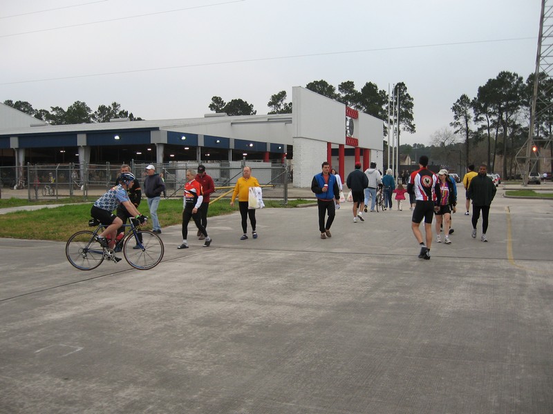 Riders at the rider start