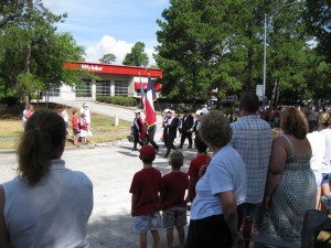 The flag in the parade